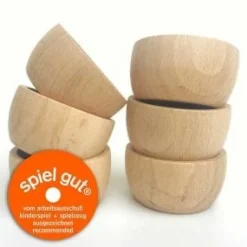 Grapat Houten Bakjes Naturel set 6-delig 17-175
