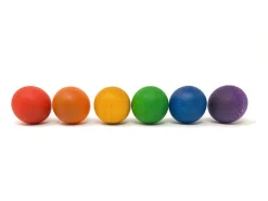 Grapat Houten Regenboog ballen 6-delig 16-126