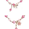 Great Pretenders Armband met Ketting Boutique Pink Crystal Necklace