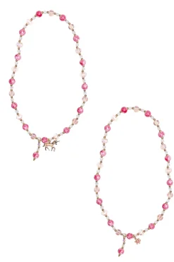Great Pretenders Armband met Ketting Boutique Pink Crystal Necklace