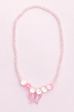 Great Pretenders Boutique Holo Pink Crystal Ketting