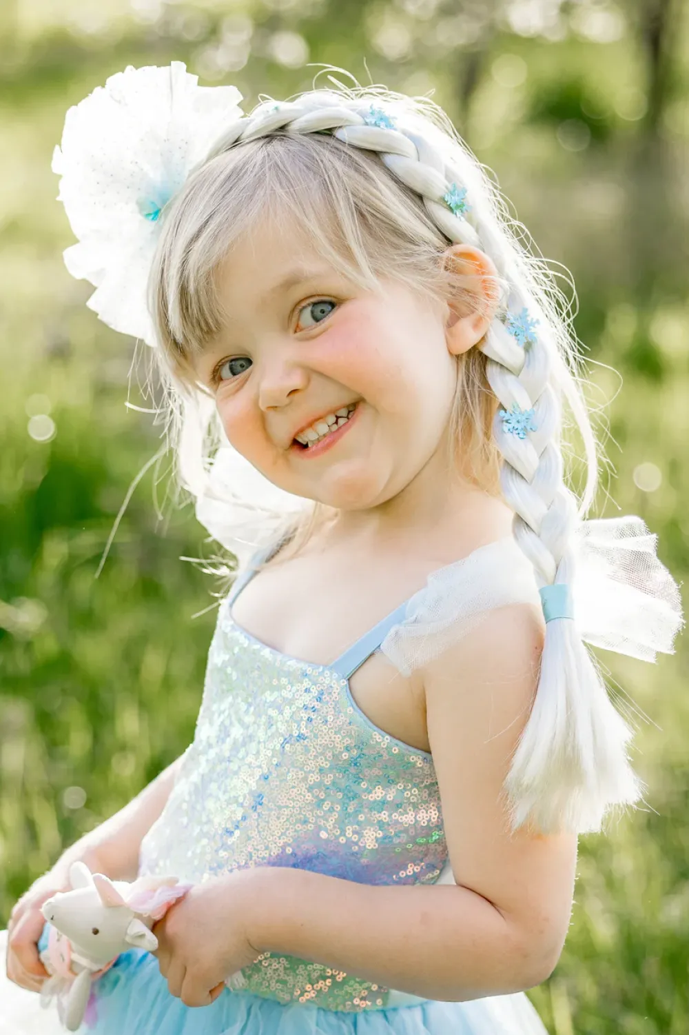 Great Pretenders Ice Queen Haarband met Vlecht