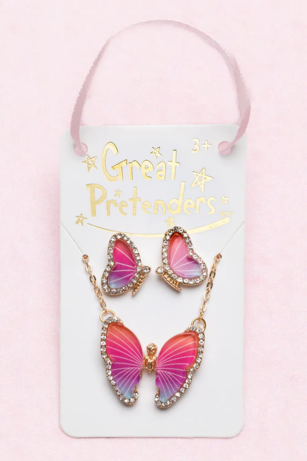 Great Pretenders Sieradenset Butterfly Necklace&Earring