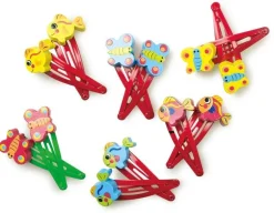 Small Foot Haarspeld Dieren Set 12-stuks Hout