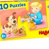 Haba 10 Puzzels Mijn Speelgoed 2pcs