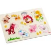 Haba Inlegpuzzel Oma Linda's Dieren 8pcs
