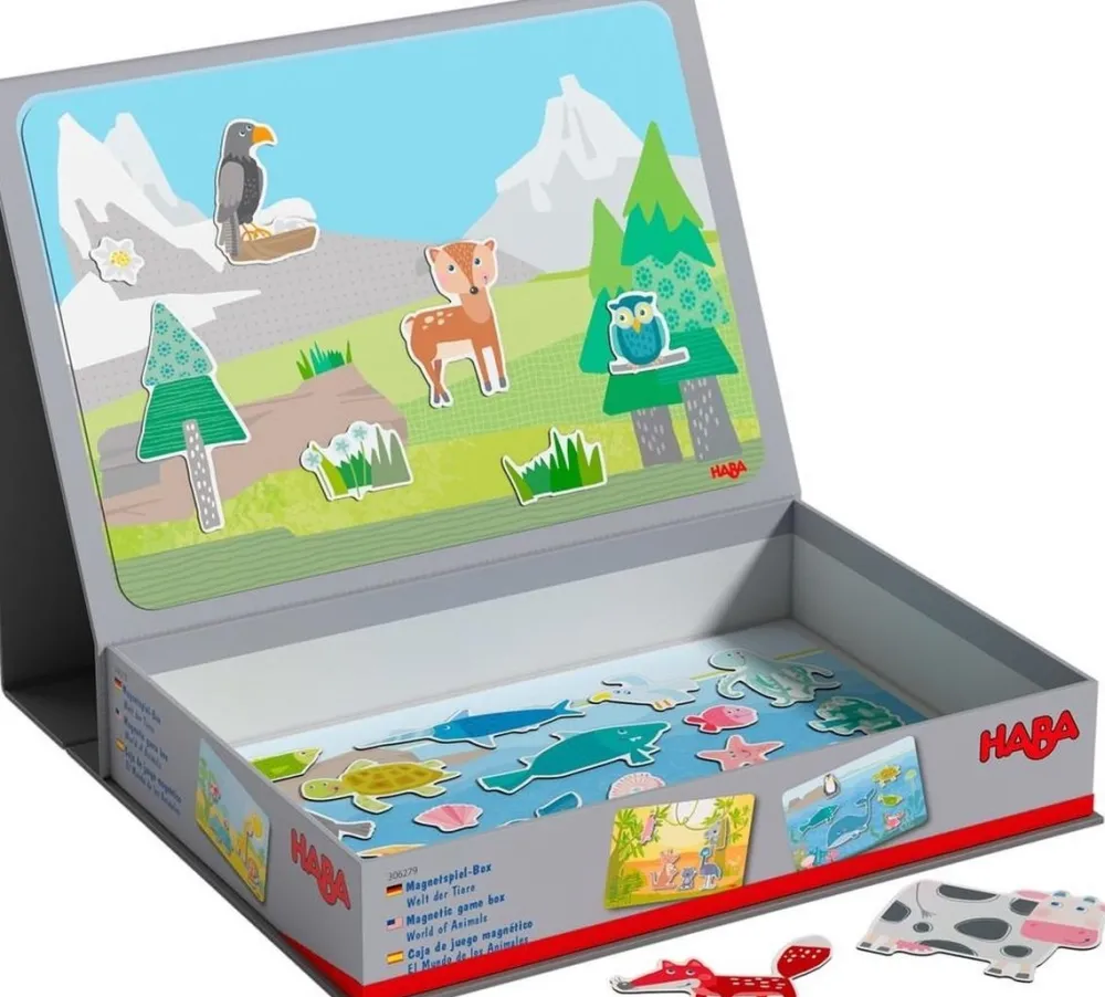 Haba Magneetspeldoos Wereld van de dieren