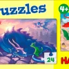 Haba Puzzels Draken 24pcs set 2-delig