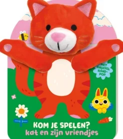 Image Books Handpopboek Kom Je Spelen? Kat