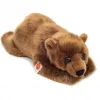 Hermann Teddy Knuffel Bruine Beer Liggend 45cm
