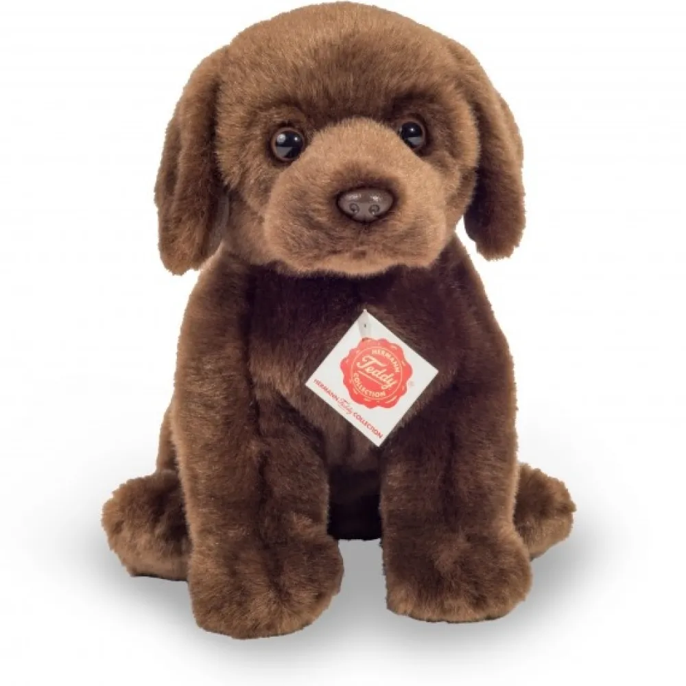 Hermann Teddy Knuffel Hond Labrador Bruin