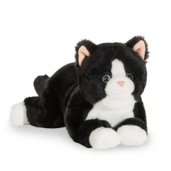 Hermann Teddy Knuffel Kat Zwart 30 cm