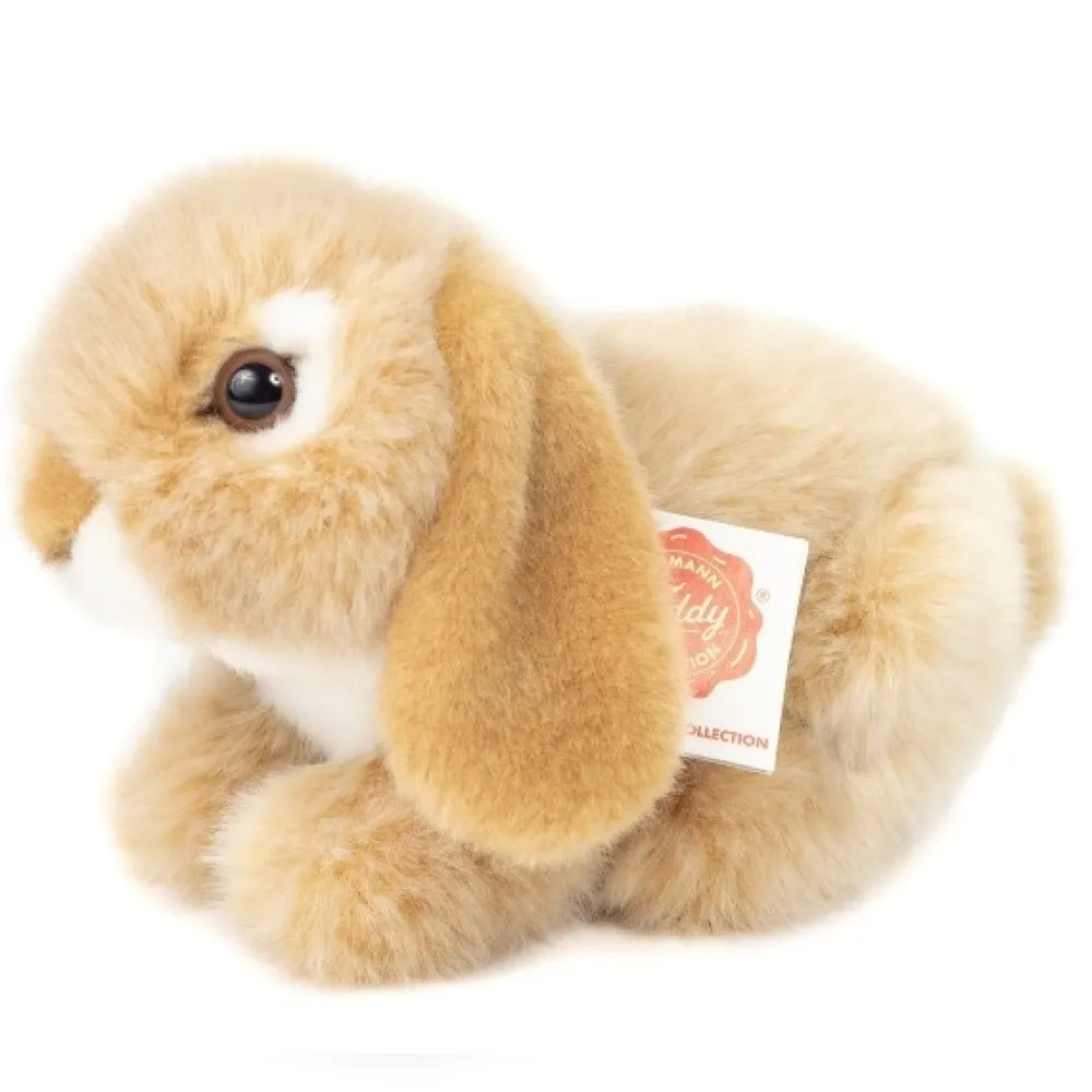 Hermann Teddy Knuffel Konijn Ram Beige 18cm