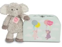 Hermann Teddy Knuffel Olifant Smartie met Koffer