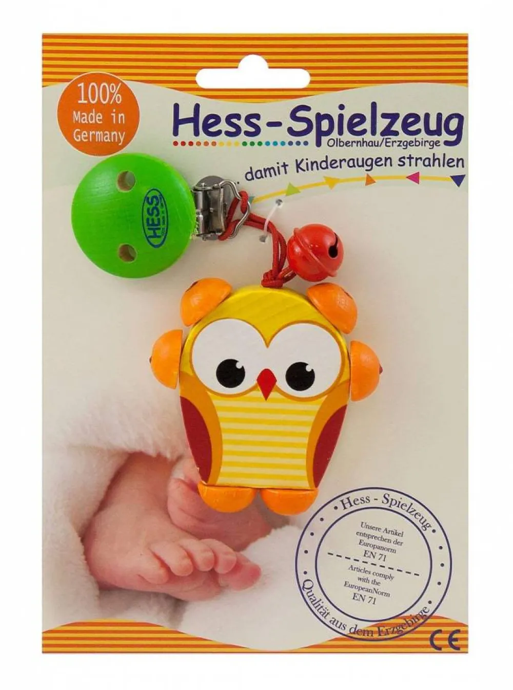 Hess Clipfiguur Uil Geel
