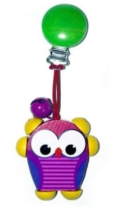 Hess Clipfiguur Uil Roze