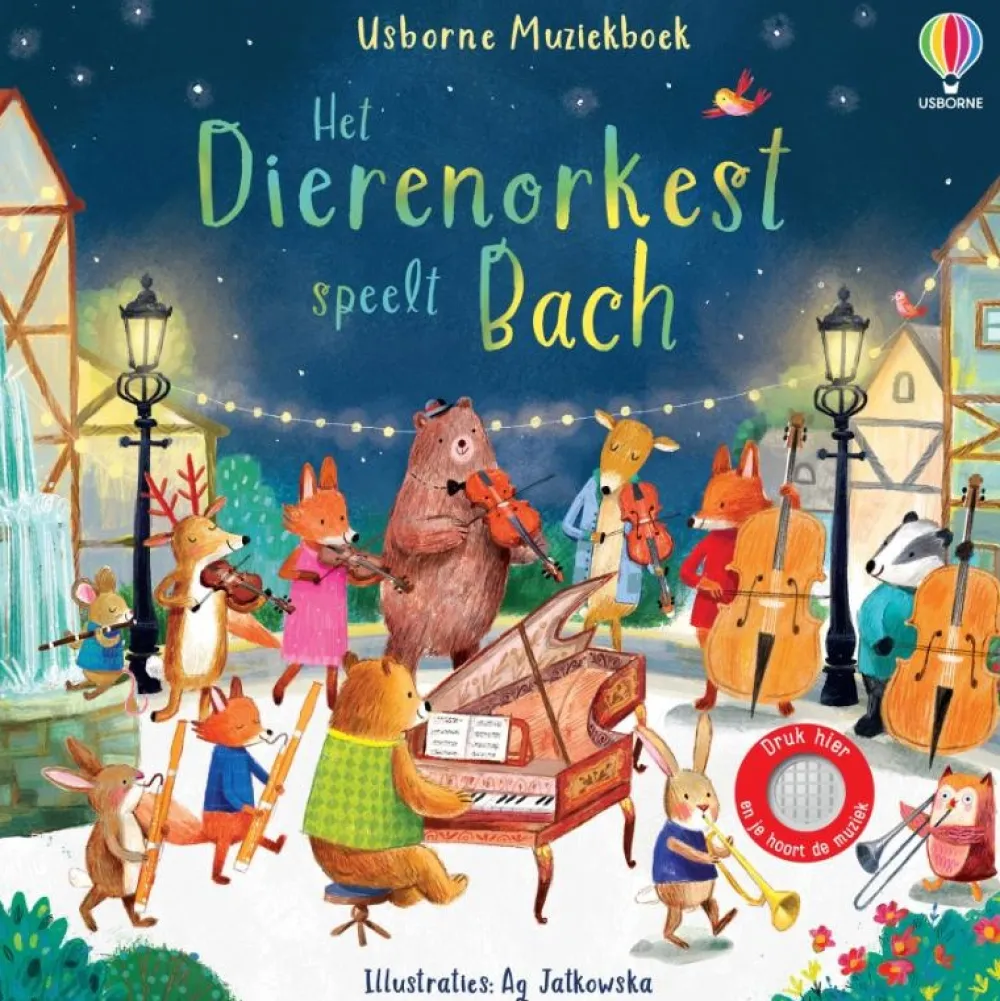 Uitgeverij Usborne Het Dierenorkest speelt Bach / druk 1