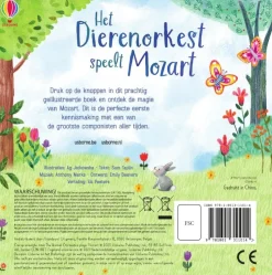 Uitgeverij Usborne Het dierenorkest speelt Mozart