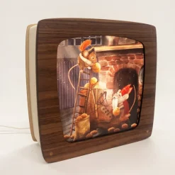 Het Houtlokael Seizoenslamp Premium Walnotenhout Walnut