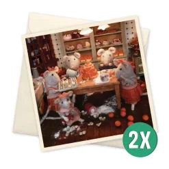 Sam&Julia Het Muizenhuis Het Muizenhuis Kaarten Party Set 10-delig