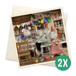 Sam&Julia Het Muizenhuis Het Muizenhuis Kaarten Party Set 10-delig