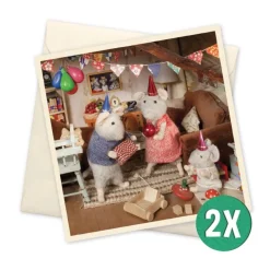 Sam&Julia Het Muizenhuis Het Muizenhuis Kaarten Party Set 10-delig