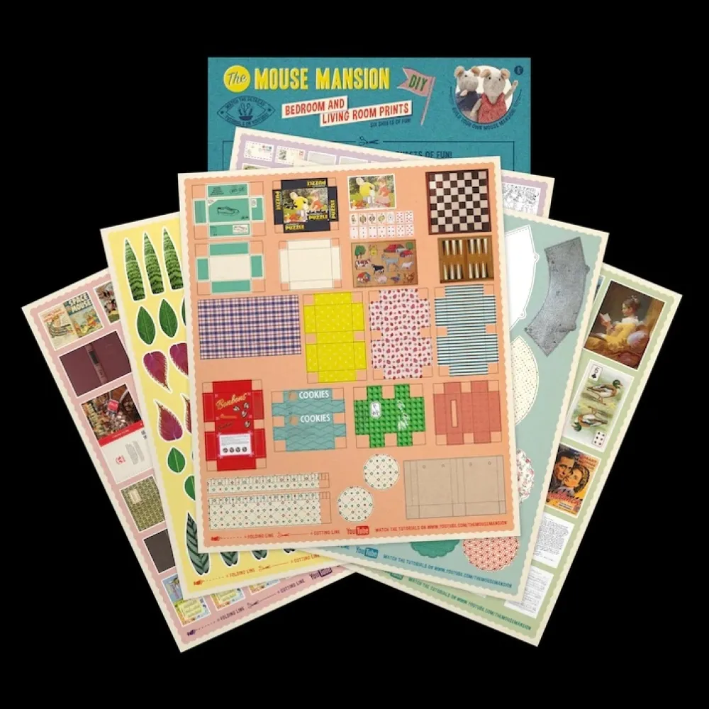 Sam&Julia Het Muizenhuis Het Muizenhuis Knipvellen - Woon- en Slaapkamer