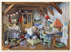 Sam&Julia Het Muizenhuis Het Muizenhuis Puzzel Sam's Slaapkamer 200pcs