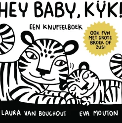 Houtendiershop Hey baby, kijk! een knuffelboek