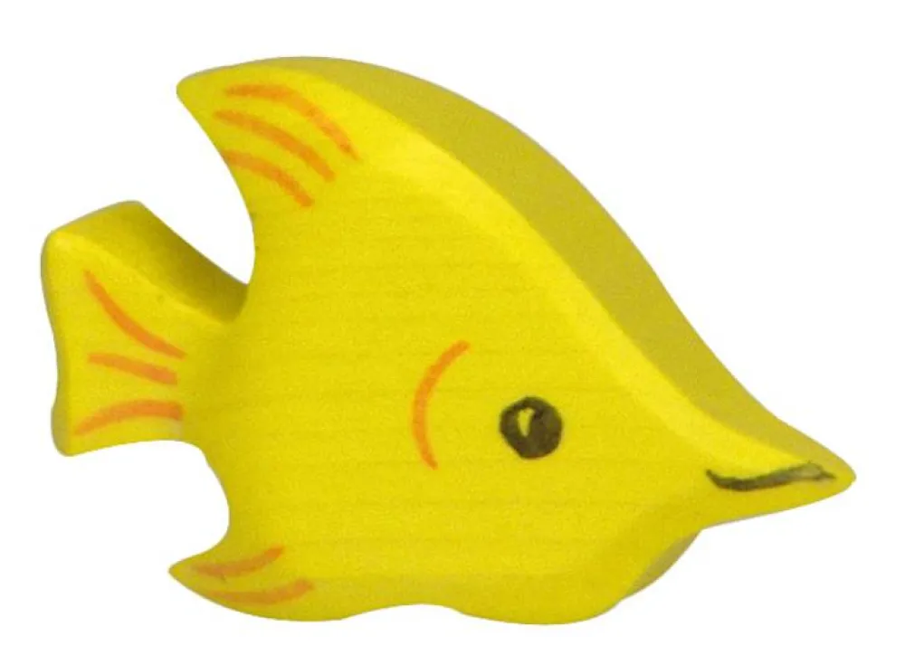 Holztiger Vis Tropisch Geel 80201