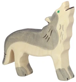 Holztiger Wolf Kop Omhoog 80109