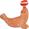 Holztiger Zeehond met Bal 80205