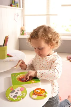 Haba Houten puzzel Boerderijdieren