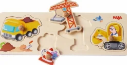 Haba Inlegpuzzel Op de werf