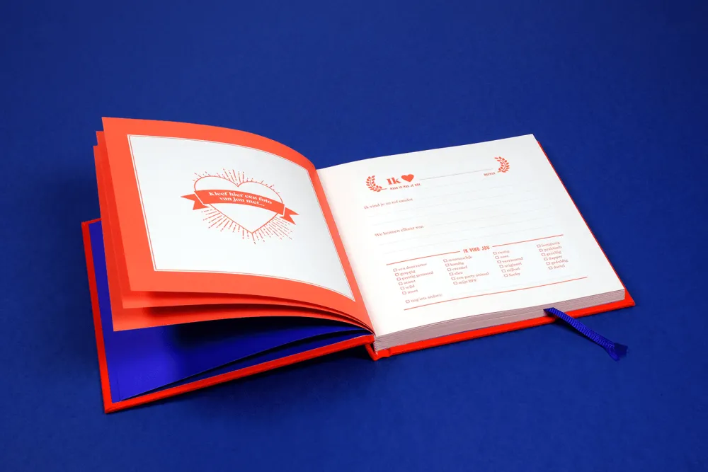 Houtendiershop Invulboek Vriendenboekje Ik hou van