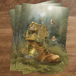 Iris Esther Postkaart Home Sweet Home