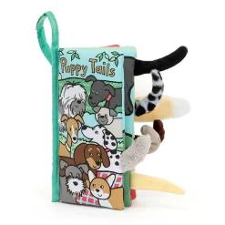 Jellycat Knisperboek Staartenboek Puppy Tails