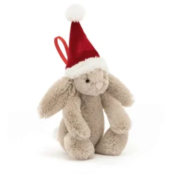 Jellycat Knuffel Bashful Christmas Bunny Decoration