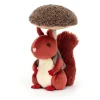 Jellycat Knuffel Eekhoorn Fungi Forager Squirrel