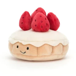 Jellycat Knuffel Gebakje Pretty Patisserie Tarte Aux Fraises