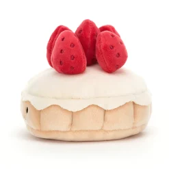 Jellycat Knuffel Gebakje Pretty Patisserie Tarte Aux Fraises