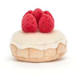 Jellycat Knuffel Gebakje Pretty Patisserie Tarte Aux Fraises