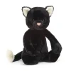 Jellycat Knuffel Kat Bashful Black Kitten Medium