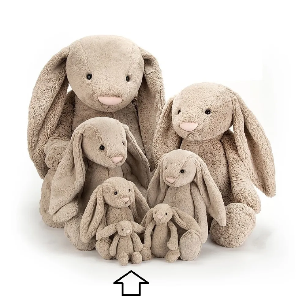 Jellycat Knuffel Konijn Bashful Beige Bunny Baby