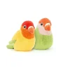 Jellycat Knuffel Vogels A Pair of Lovely Lovebirds