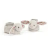 Jellycat Slofjes Blossom Silver Bunny Booties