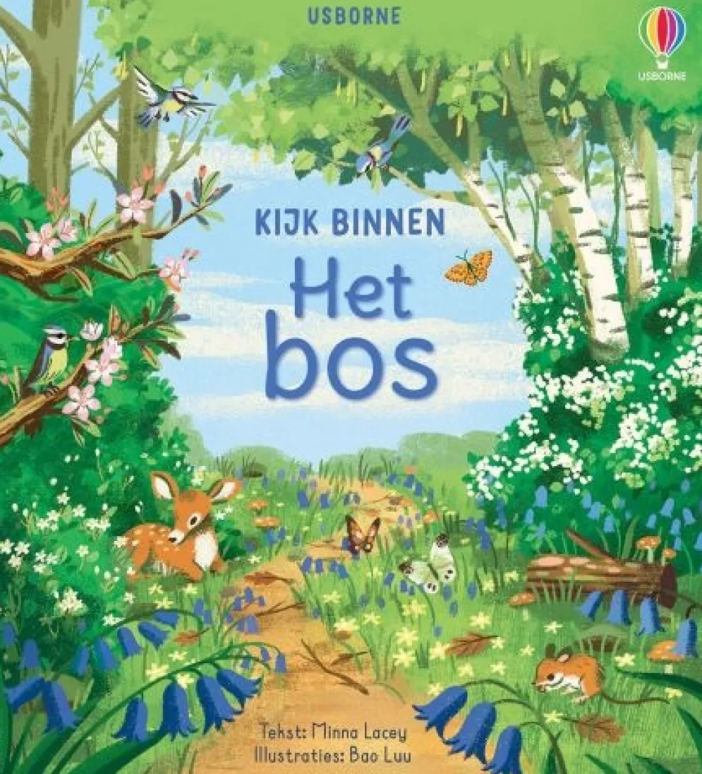 Uitgeverij Usborne Kijk binnen Het bos
