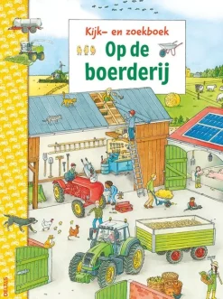 Houtendiershop Kijk- en zoekboek - Op de boerderij