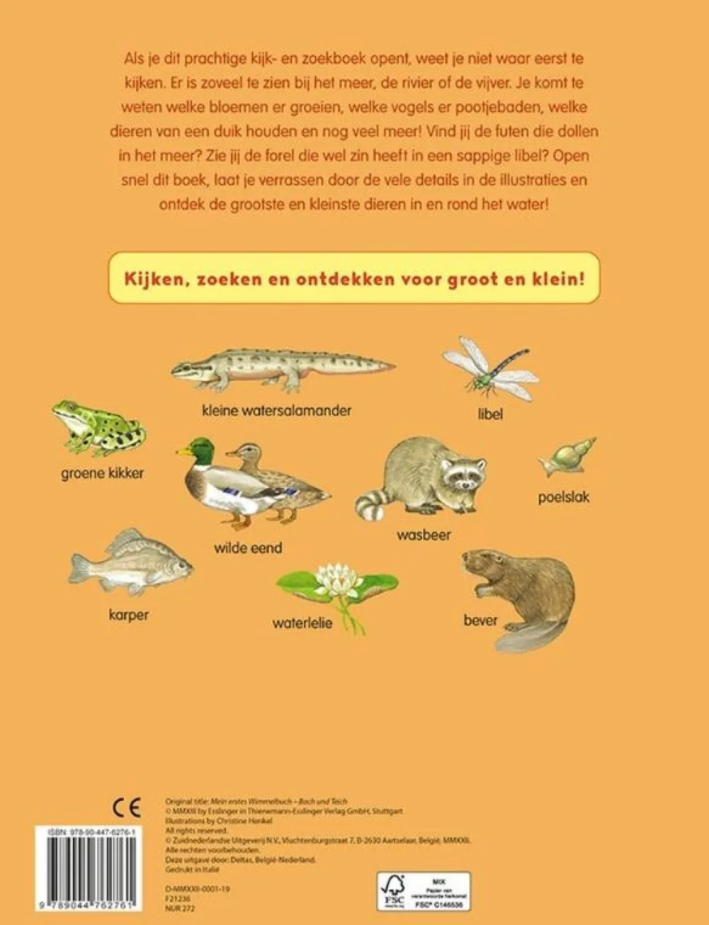 Houtendiershop Kijk- en zoekboek bij het water