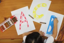 Kitpas Rijstwax (Raam)Krijt Medium Set 12-delig